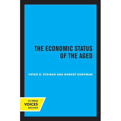 The Economic Status of the Aged