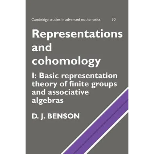 Representations and Cohomology: Volume 1, Basic Representation Theory of Finite Groups and Associative Algebras