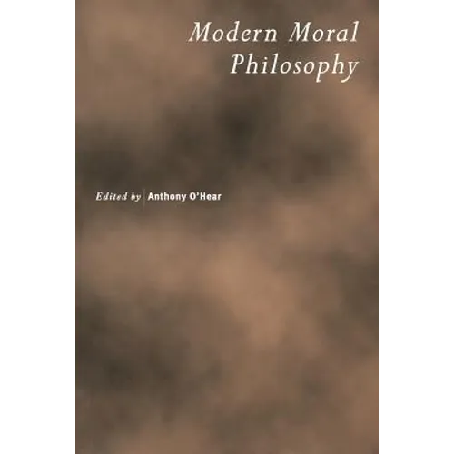 Modern Moral Philosophy