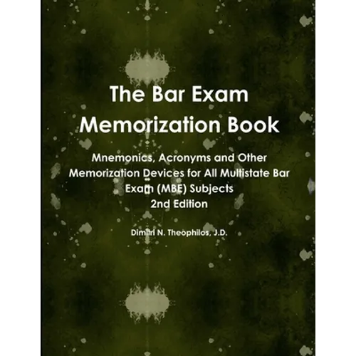 The Bar Exam Memorization Book