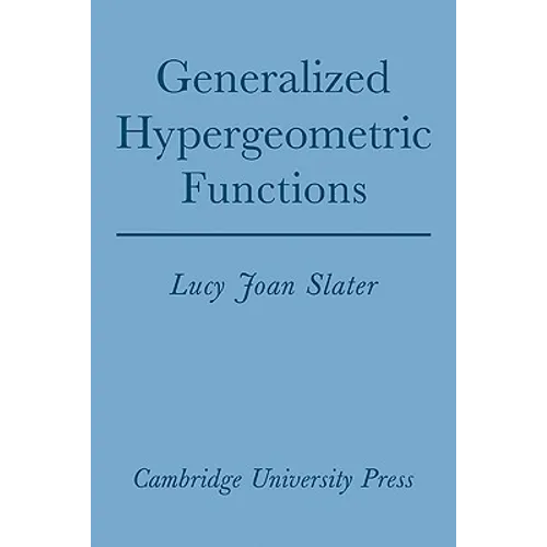 Generalized Hypergeometric Functions