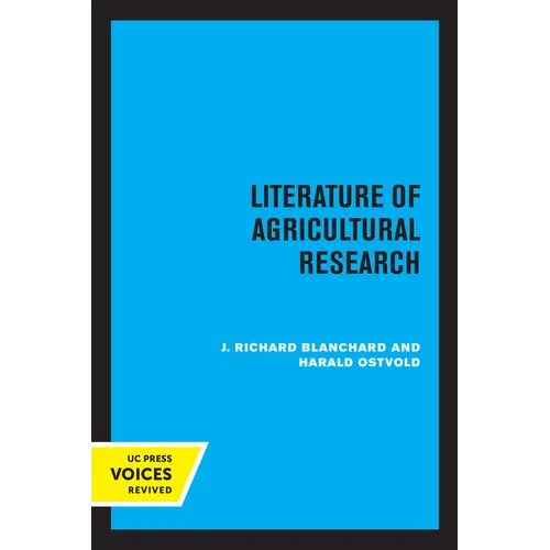 Literature of Agricultural Research
