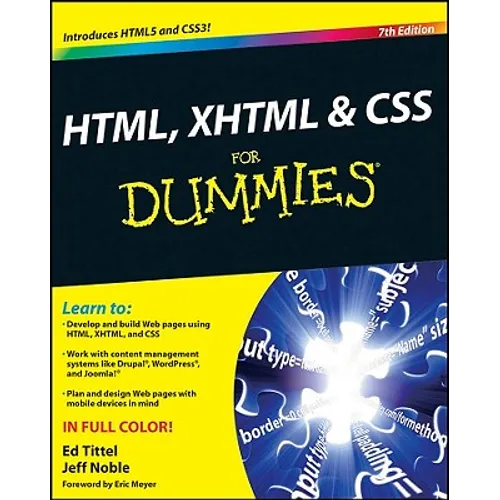 Html, XHTML and CSS for Dummies